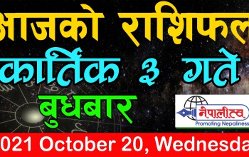 आजको राशिफल